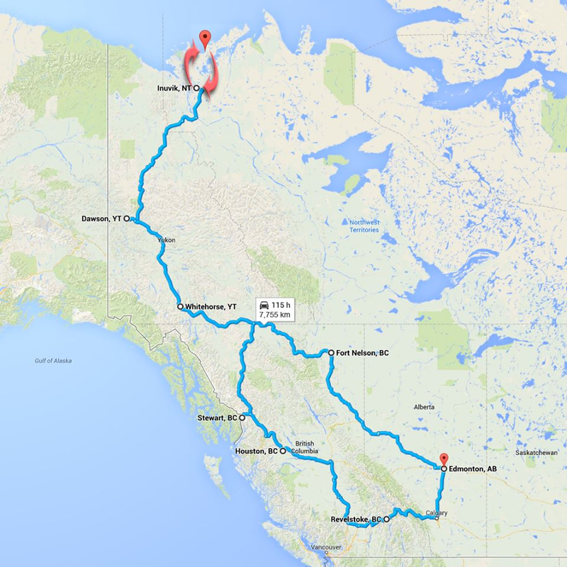 Illustration for article titled Inuvik or Bust: To the End of the Earth in a Clownshoe